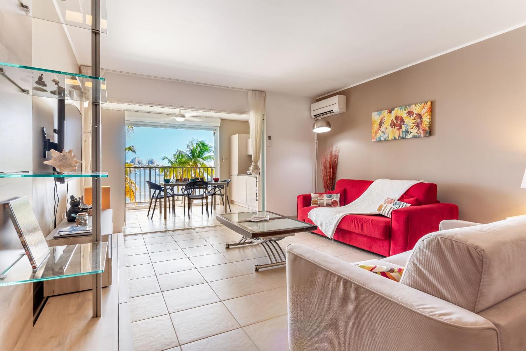 Vue Imprenable Sur Le Lagon, Appartement 1Ch 4P Baie Nettle Exterior photo