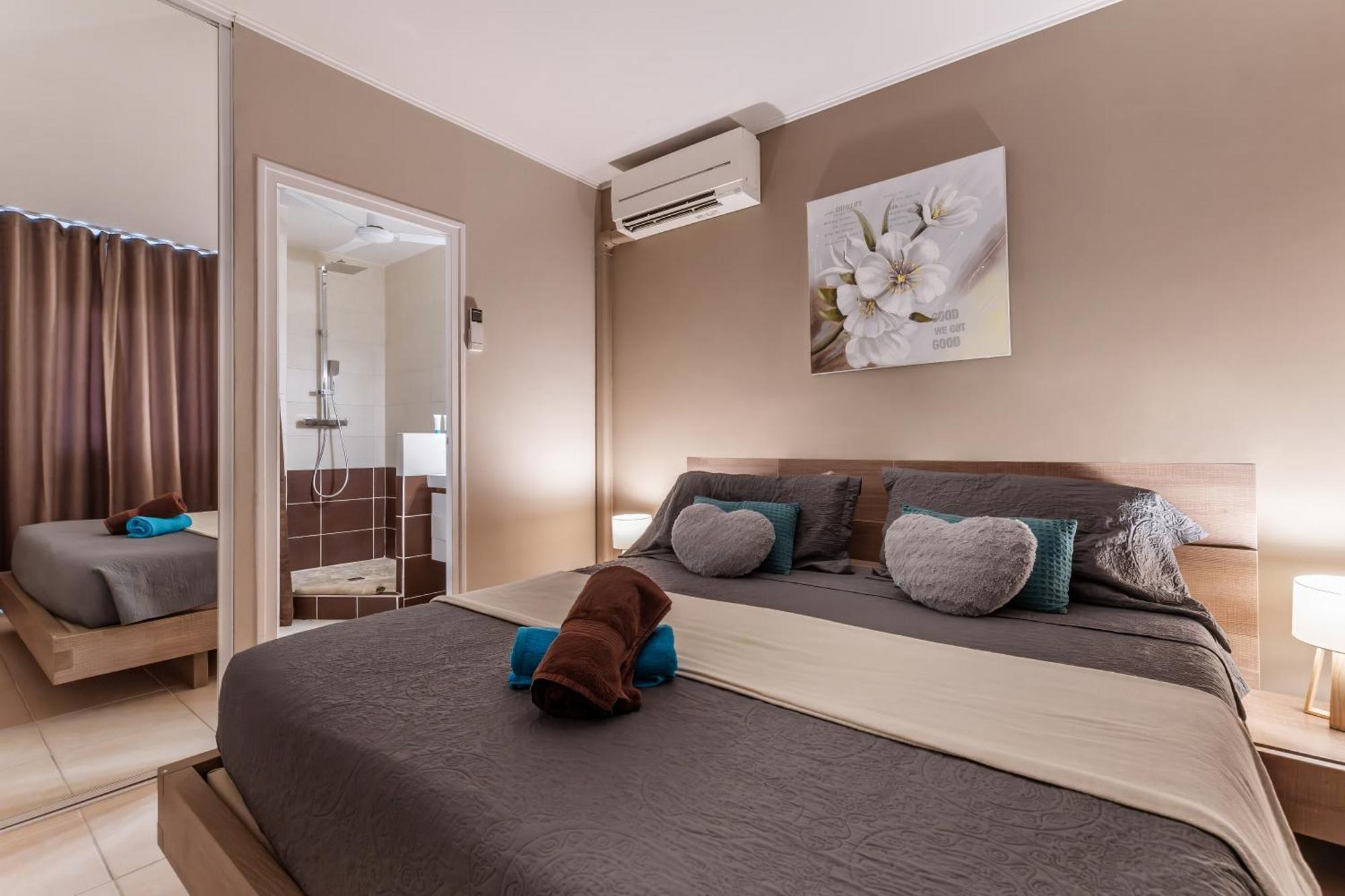 Vue Imprenable Sur Le Lagon, Appartement 1Ch 4P Baie Nettle Exterior photo