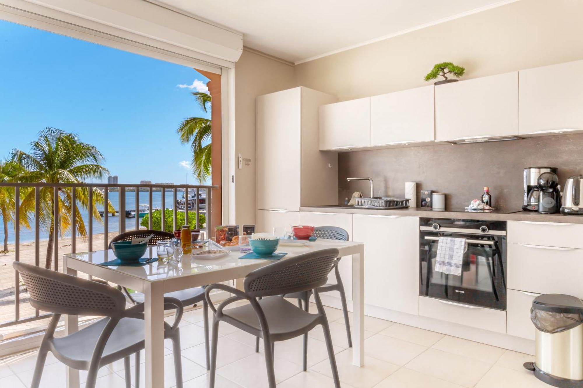 Vue Imprenable Sur Le Lagon, Appartement 1Ch 4P Baie Nettle Exterior photo