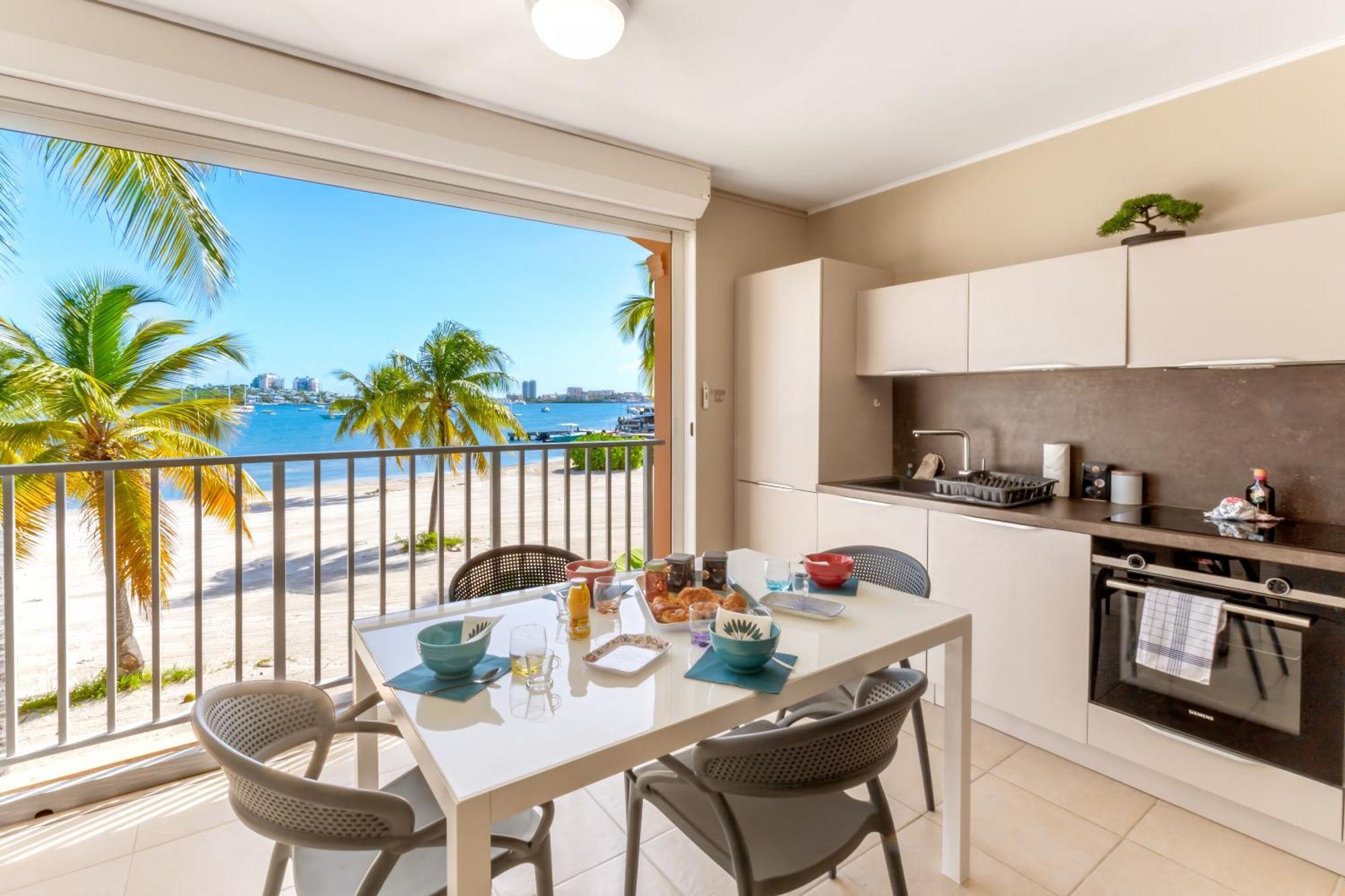 Vue Imprenable Sur Le Lagon, Appartement 1Ch 4P Baie Nettle Exterior photo